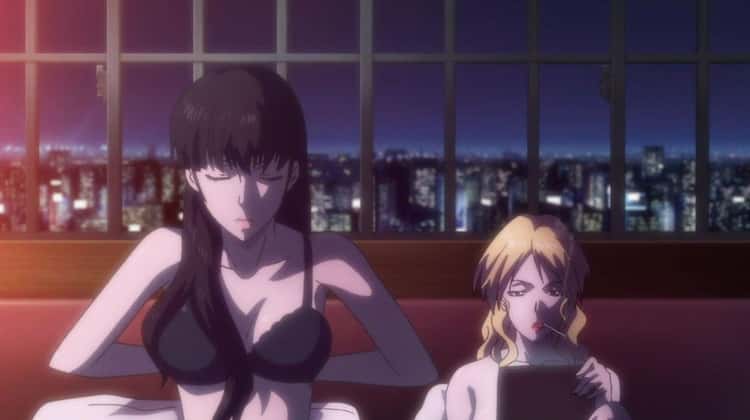 Lesbian Anime Scene